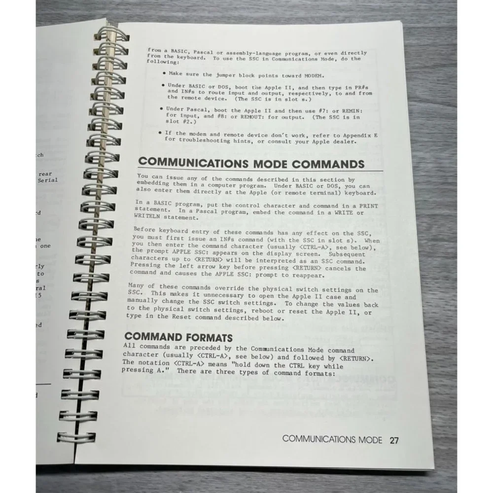 Super Serial Card Manual for Apple Computer II II+ IE IIGS 1981 Installation